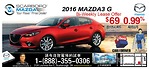 Scarboro Mazda車行 2016款馬自達A3 G雙周租賃價格69元