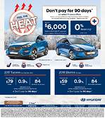 多倫多Stouffville Hyundai現代車行2018年1-2月優惠 2017款現代Tuscon租賃每周優惠起價79元