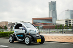 日産汽車公司與日本橫濱市合作，啓用超小型純電動汽車“日産New Mobility Concept”，提供汽車共享服務。(Nissan)