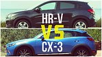 總的來說，CX-3在許多方面都勝過HR-V，不僅馬力更大而且省油，從式樣上看也更新潮一些，性價比也優於HR-V。不過對於行李和座位空間有特殊要求時，還是要考慮HR-V。(Youtube)