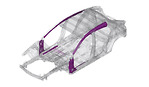 馬自達將在全新一代汽車框架技術“創馳藍天車輛構造技術（SKYACTIV-VEHICLE ARCHITECTURE）”中使用1310MPa級高張力鋼板材料，並從全新一代“MAZDA3”開始逐步投產使用。(Mazda)