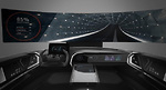 現代汽車將在2018年CES中，在全球首次公開搭載人工智能基礎「語音識別祕書服務」技術的車聯網駕駛艙（Cockpit,車輛前座模型）。(Hyundai)