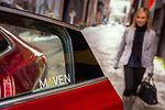 Maven為美國通用汽車公司（GM）新增的汽車共享服務。這意味著多倫多的無車族們又多了一個選擇，能夠從更多服務商處隨時租借幾小時的車輛。(GM)