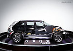 氫燃料電池車和普通電動車都是用電能啟動引擎，但是在方式上有所差異。(Hyundai)