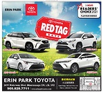 大多倫多Erin Park Toyota豐田車行 2022年10月新車優惠折扣一覽